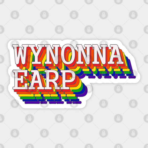 wynonna earp pride Sticker by swiftjennifer